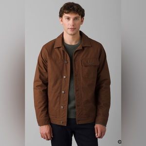 NWT Prana Trembly chocolate brown jacket MENS Size XL